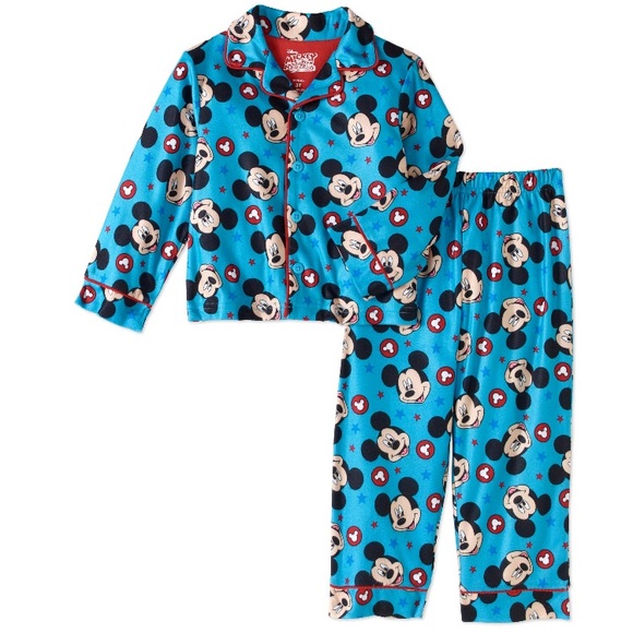 Disney Mickey Mouse Boys Toddler Pajama Set Size 2T 4T 5T NWT